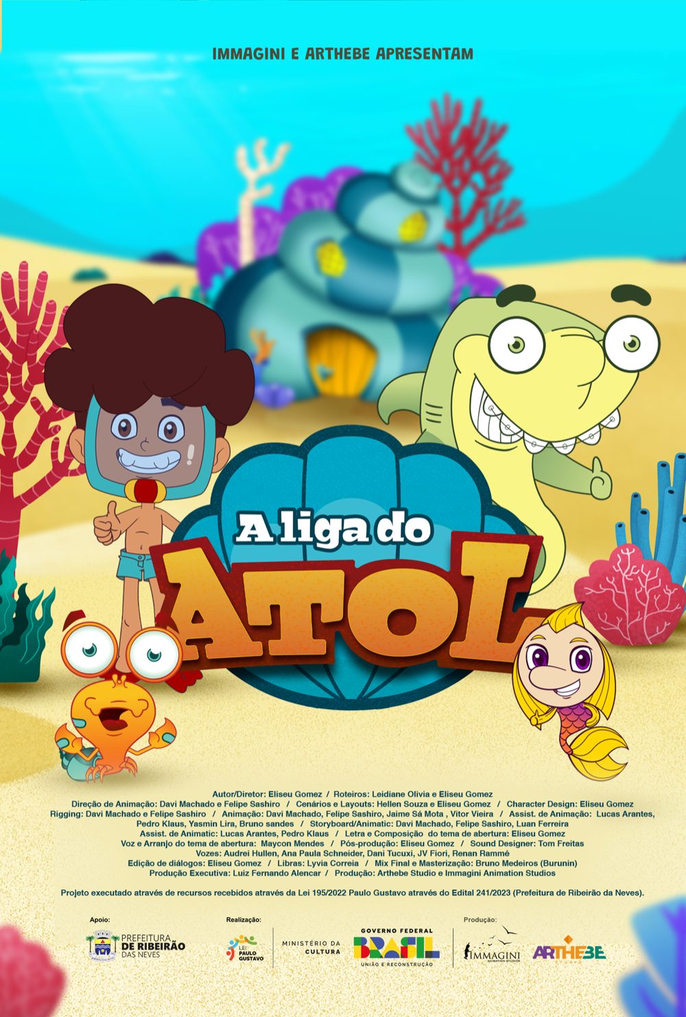 Arte de A Liga do Atol